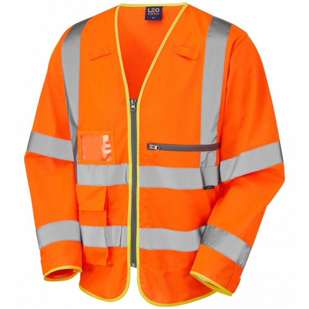 S24 Heddon ISO 20471 Class 3 Superior Sleeved Waistcoat With Tablet Pocket