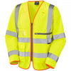 S24 Heddon ISO 20471 Class 3 Superior Sleeved Waistcoat With Tablet Pocket