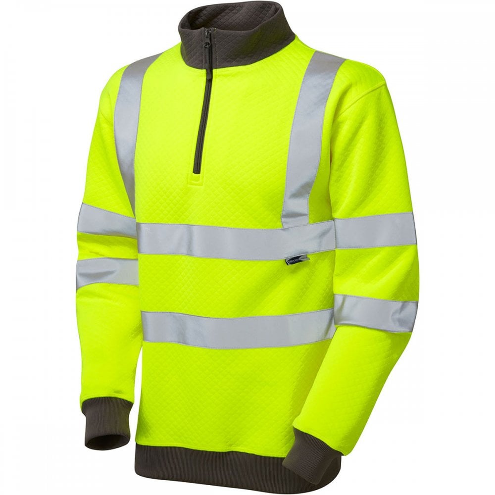 SS01 Brynsworthy ISO 20471 Class 3 1/4 Zip Sweatshirt