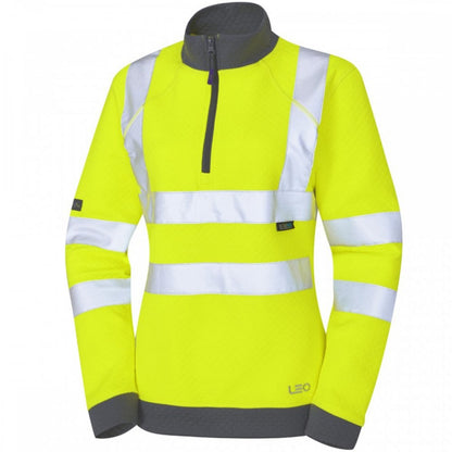 SSL01 Elberry ISO 20471 Class 2 Womens 1/4 Zip Sweatshirt
