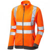 SSL03 Hollicombe ISO 20471 Class 2 Womens Zipped Sweatshirt