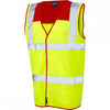 W09 Bradworthy ISO 20471 Class 2 Coloured Yoke Waistcoat