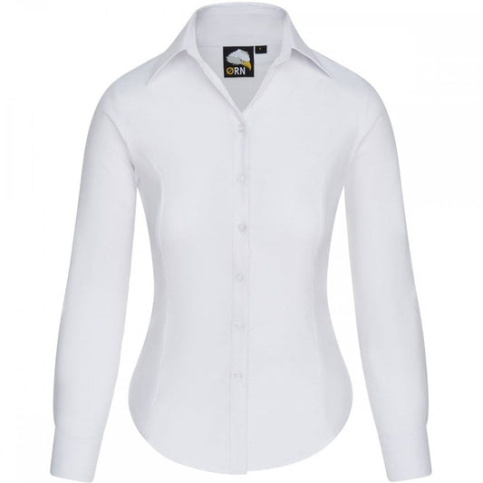 5560 The Classic Ladies Oxford Long Sleeve Blouse