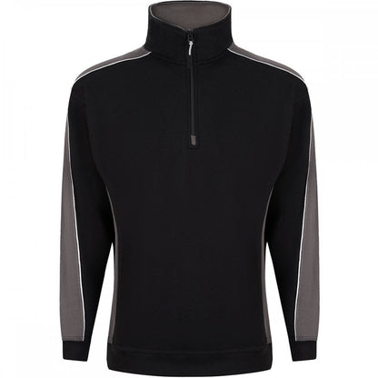 1288 Avocet Two Tone 1/4 Zip Sweatshirt