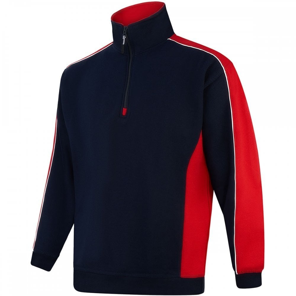 1288 Avocet Two Tone 1/4 Zip Sweatshirt