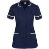 8600 Florence Classic Tunic Navy with White Trim UK 14 *One Size Only - Outlet Store*
