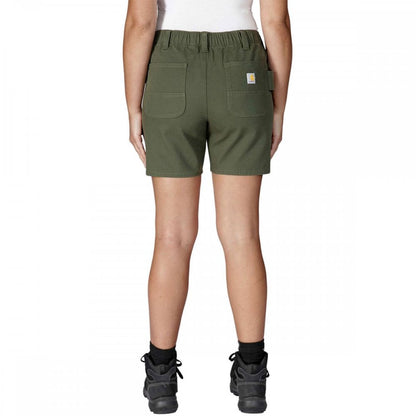 105730 Womens Relaxed Fit Canvas Work Short