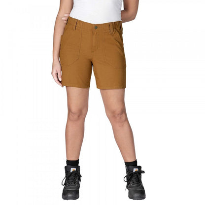 105730 Womens Relaxed Fit Canvas Work Short