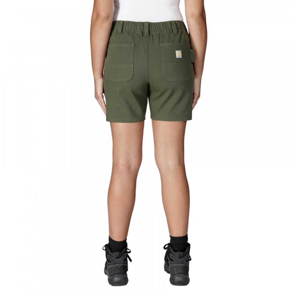105730 Womens Relaxed Fit Canvas Work Short