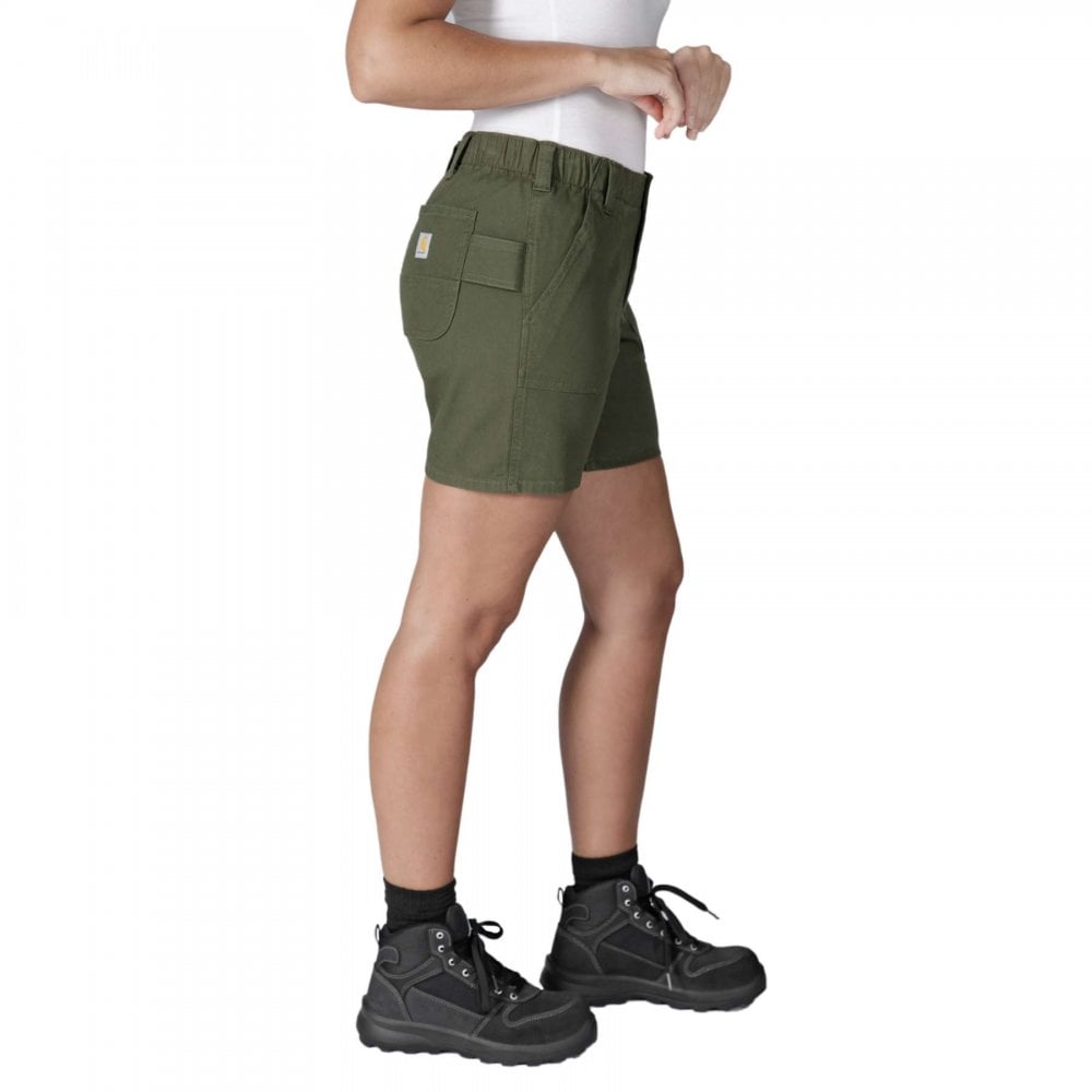 105730 Womens Relaxed Fit Canvas Work Short