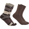 SC3152-W Womens Heavyweight Crew Sock 2 Pack