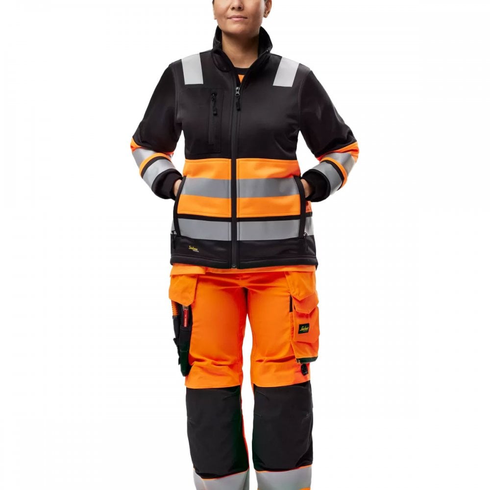 8077 Womens High-Vis Class 1 Full-Zip Jacket
