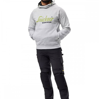 2845 Logo Hoodie with Extra High Collar for further comfort