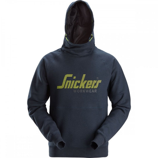 2845 Logo Hoodie with Extra High Collar for further comfort