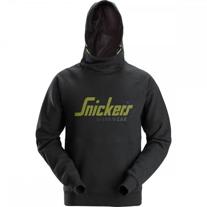 2845 Logo Hoodie with Extra High Collar for further comfort