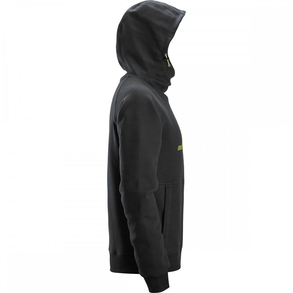2845 Logo Hoodie with Extra High Collar for further comfort