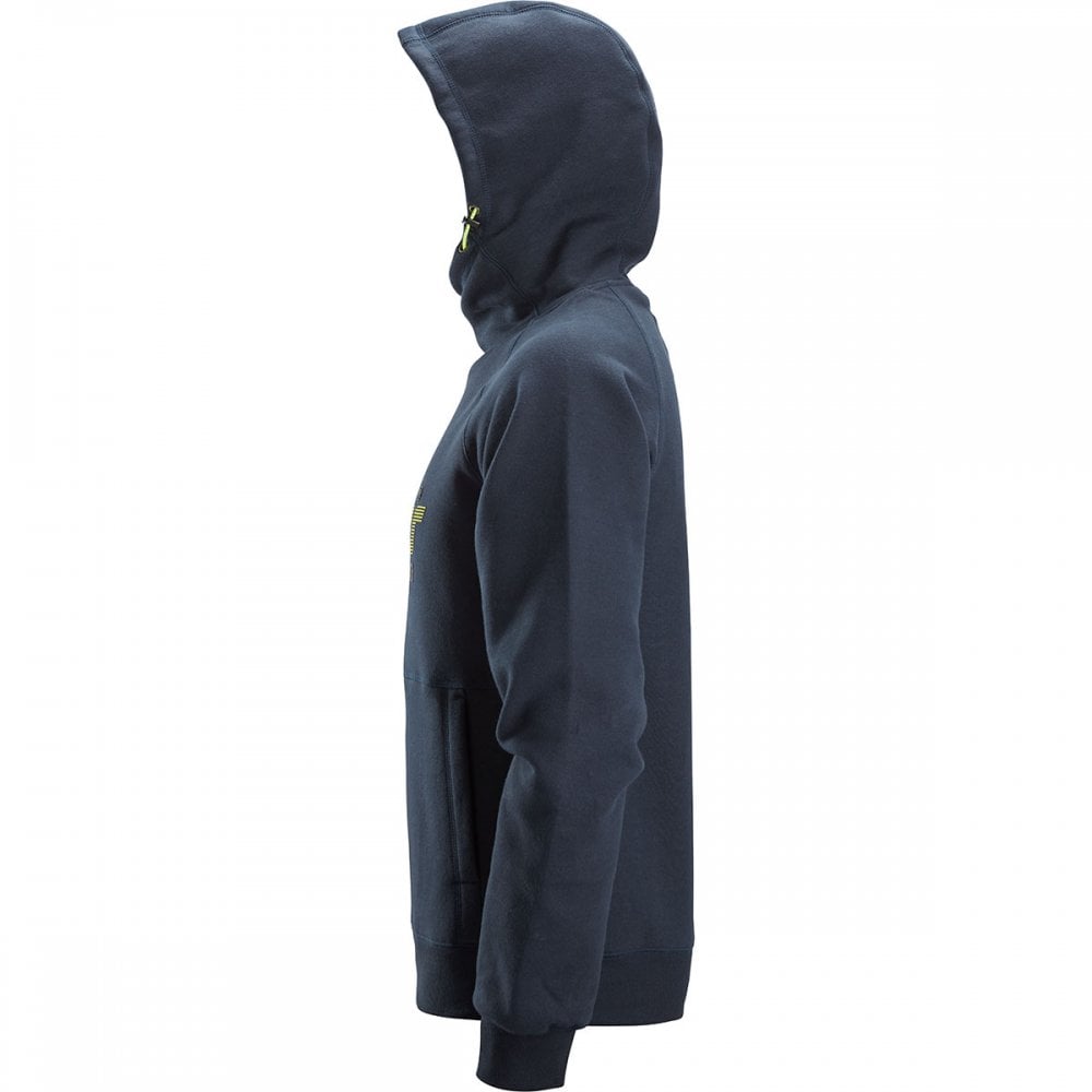 2845 Logo Hoodie with Extra High Collar for further comfort