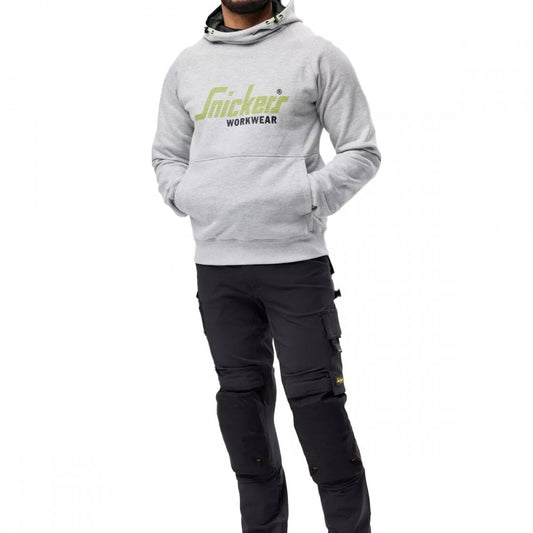 2845 Logo Hoodie with Extra High Collar for further comfort
