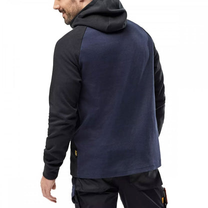2842 Two-Coloured Half-Zip Hoodie