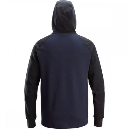 2842 Two-Coloured Half-Zip Hoodie