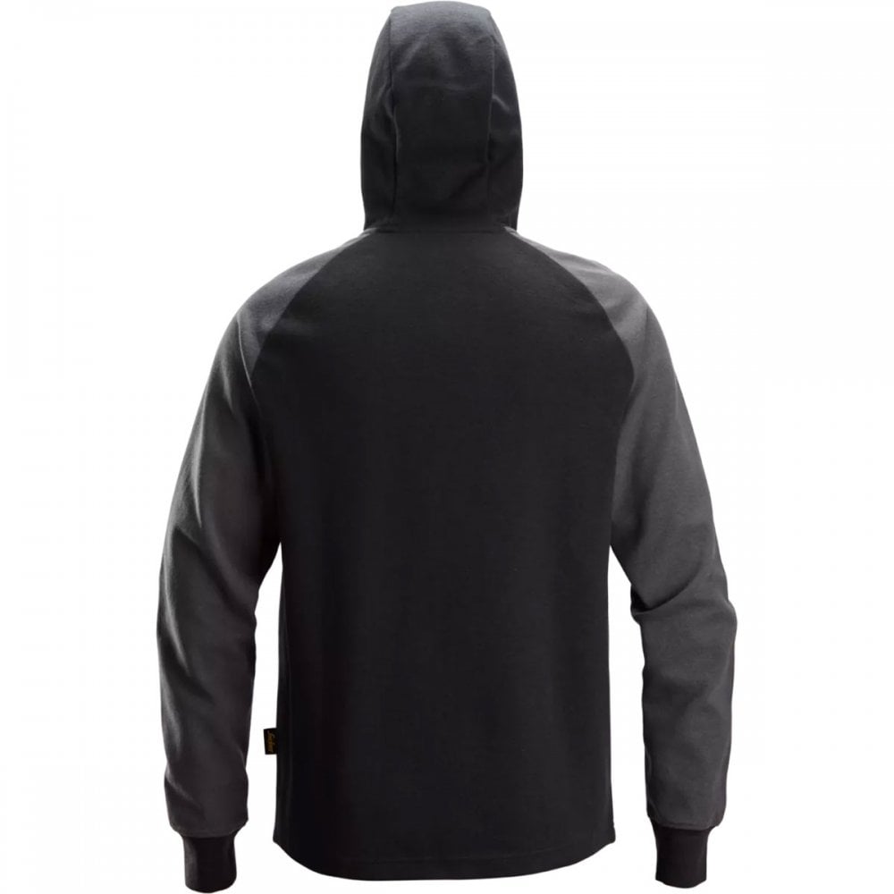 2842 Two-Coloured Half-Zip Hoodie