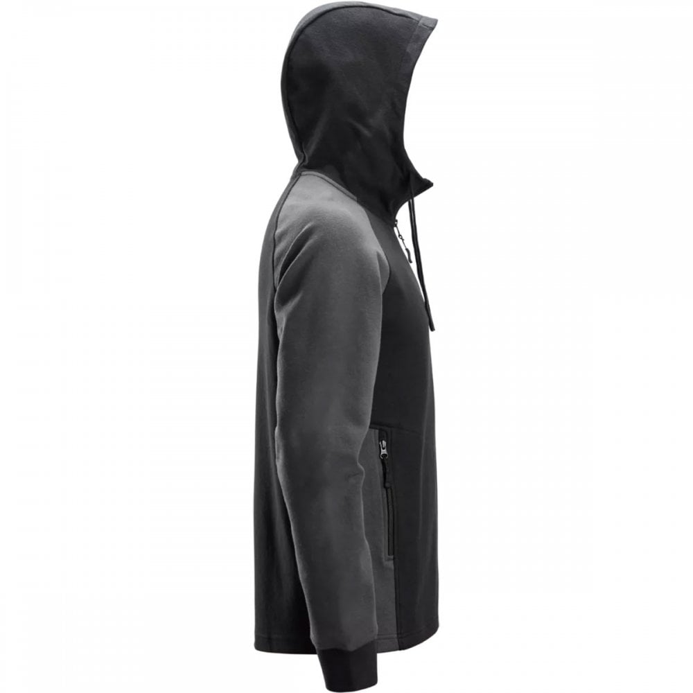 2842 Two-Coloured Half-Zip Hoodie
