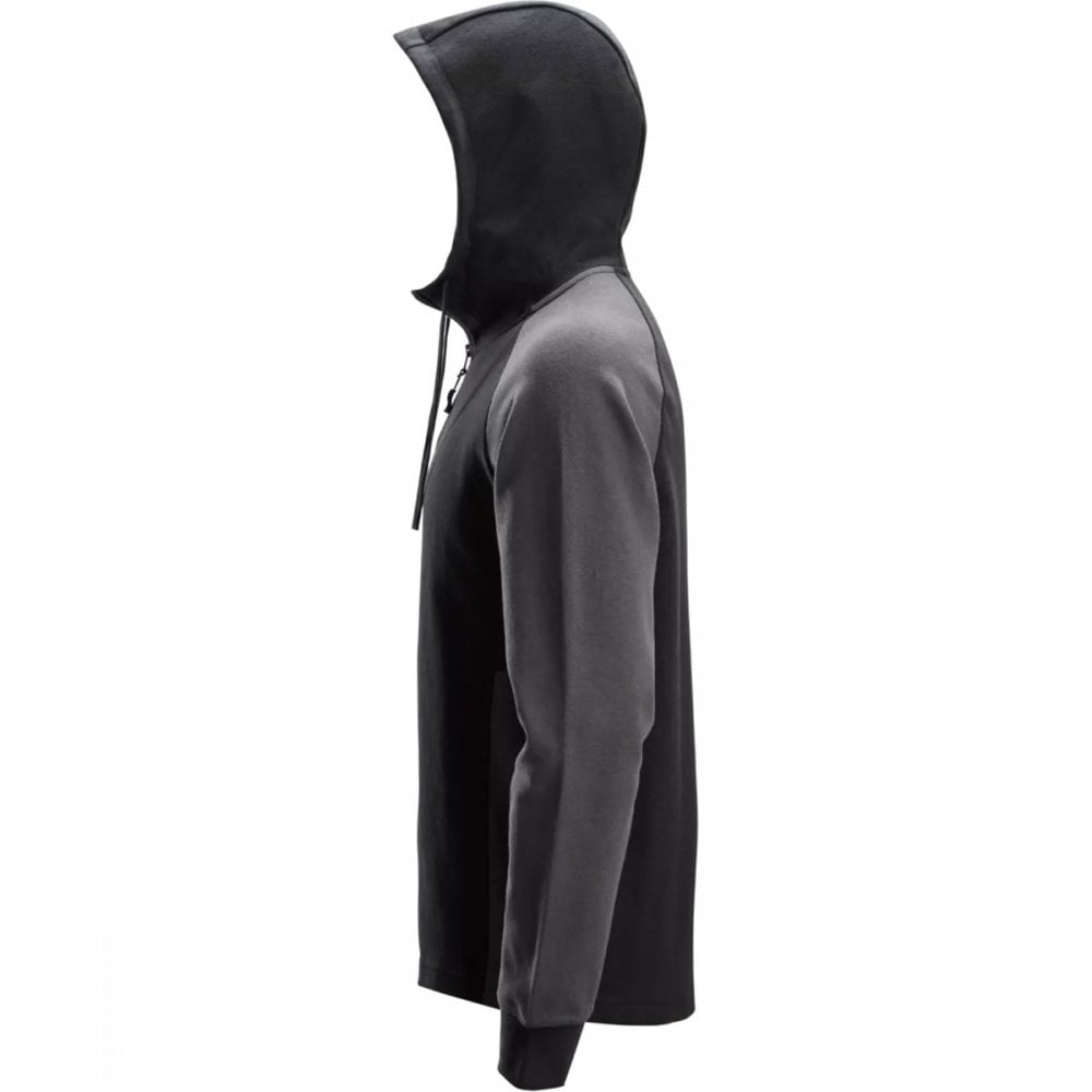 2842 Two-Coloured Half-Zip Hoodie