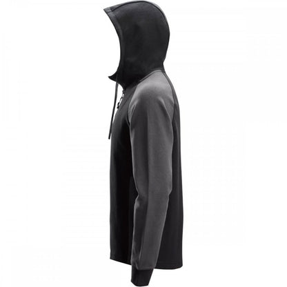 2842 Two-Coloured Half-Zip Hoodie