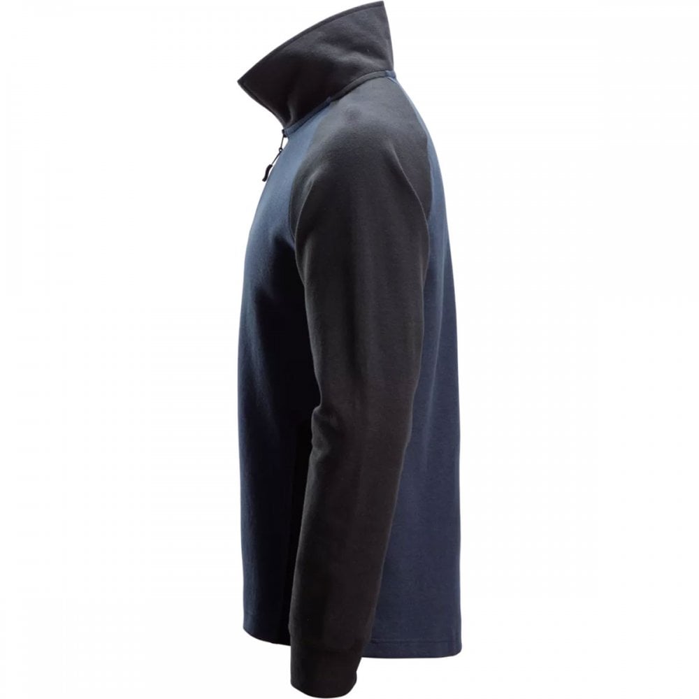 2841 Two-Coloured Half-Zip Sweatshirt