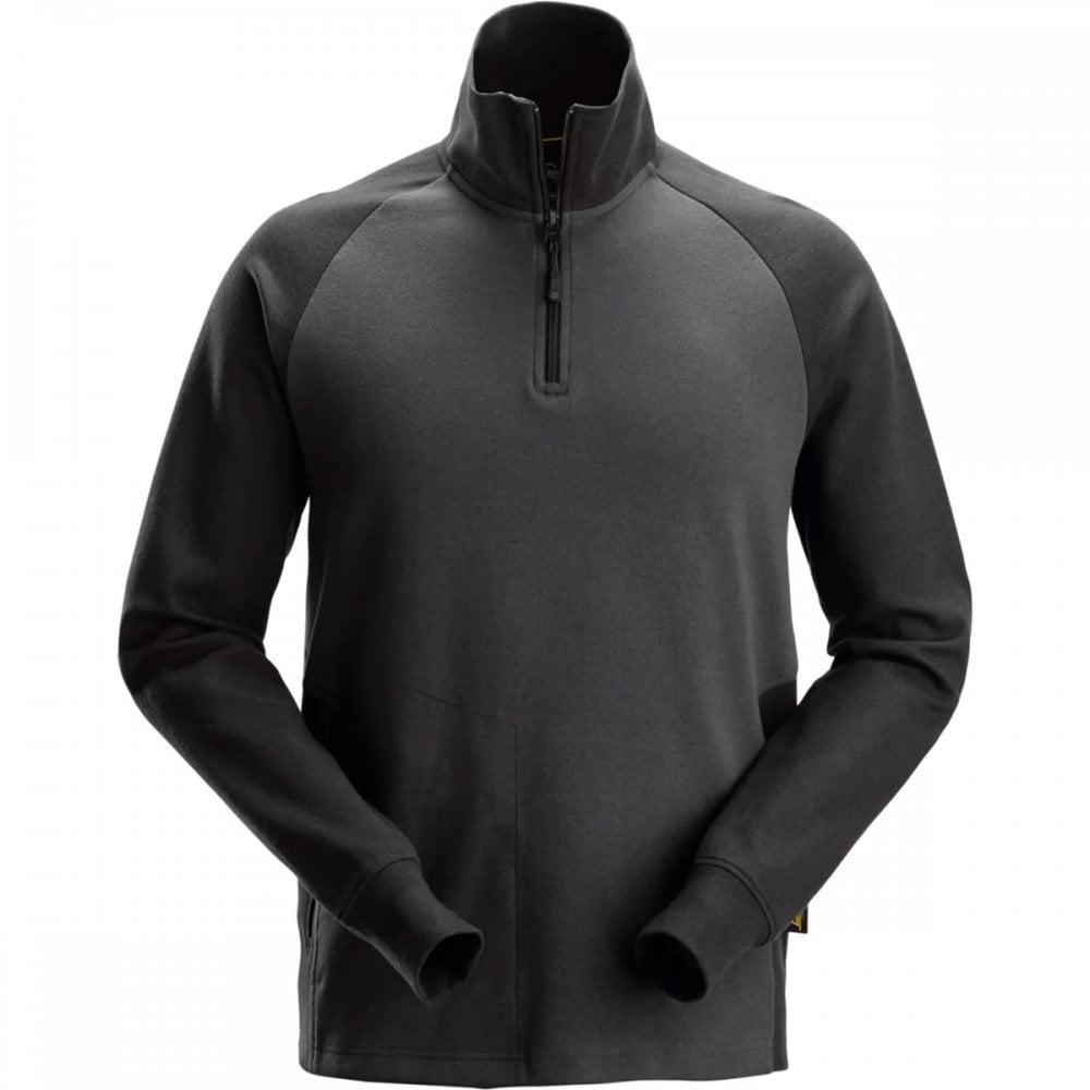 2841 Two-Coloured Half-Zip Sweatshirt