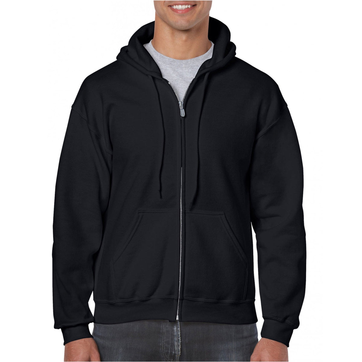 18600 Heavy Blend Adult Full Zip Hooded Sweatshirt