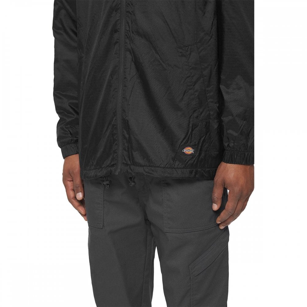 Fleece Lined Nylon Hooded Jacket