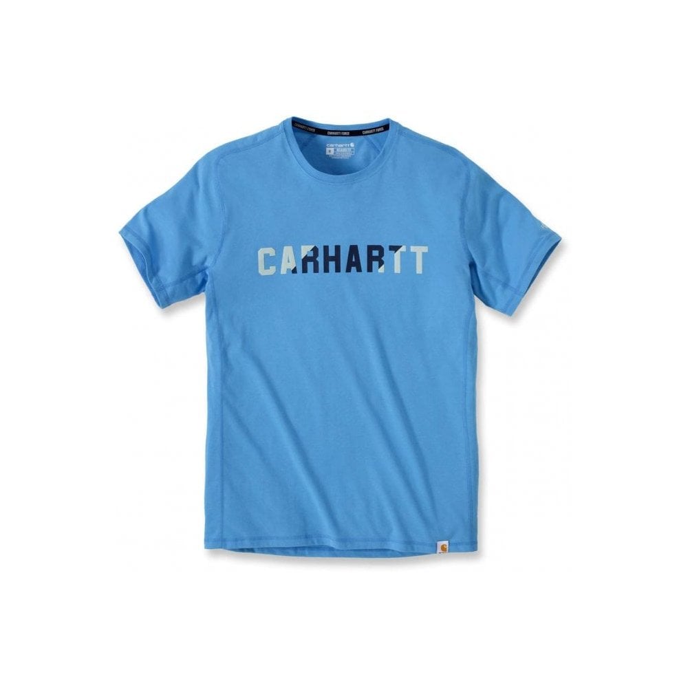 105203 Force Flex Block Logo T-Shirts Short Sleeve