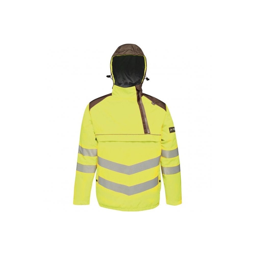 TRA316 Mens Hi-Vis Waterproof Reflective Overhead Bomber Jacket