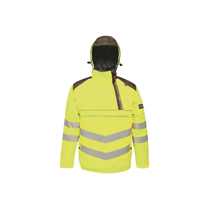 TRA316 Mens Hi-Vis Waterproof Reflective Overhead Bomber Jacket