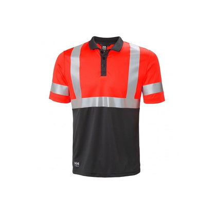 79253 Hi Vis Breathable Addvis Polo Shirt Class 1