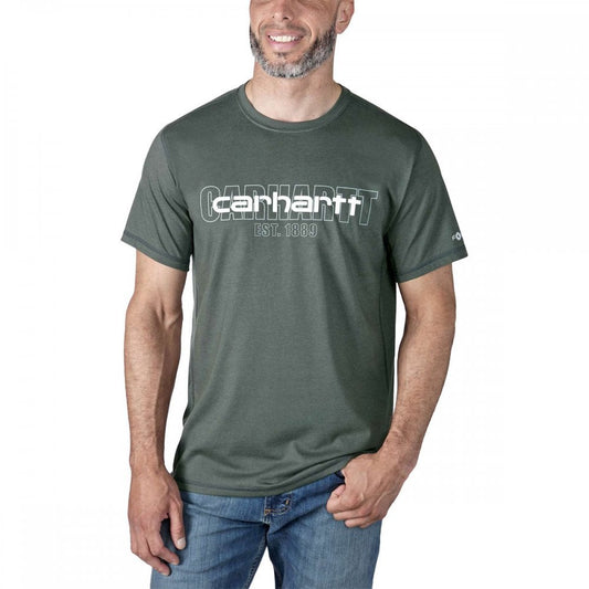 106653 Carhartt Force Relaxed Fit Midweight Short-Sleeve Logo Graphic T-Shirt