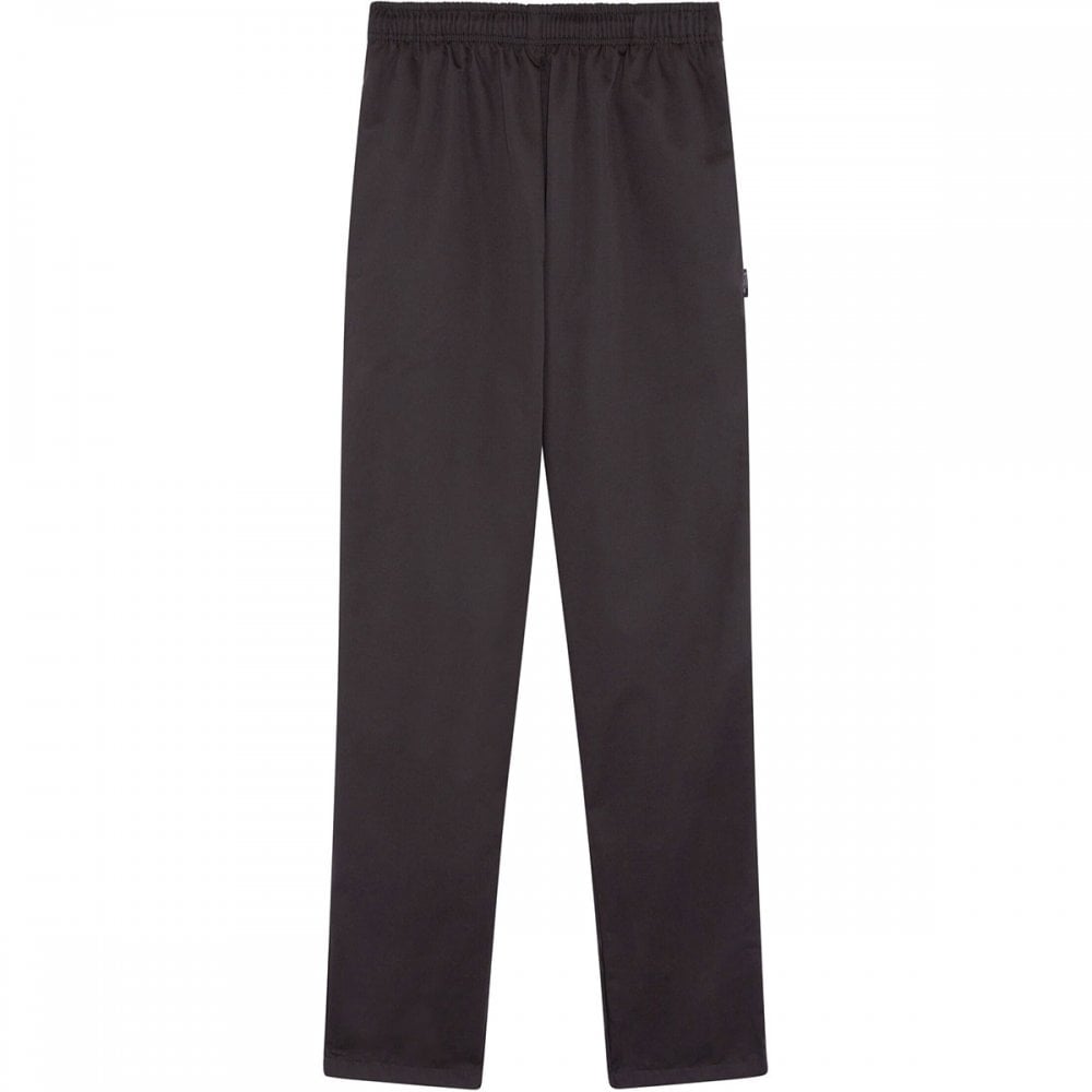DC18B Black Elasticated Trousers