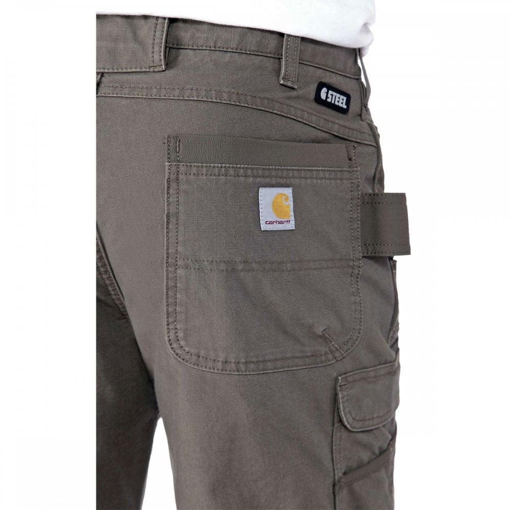 105072 Steel Rugged Flex Relaxed Fit Ripstop Double Front Cargo Work Pant