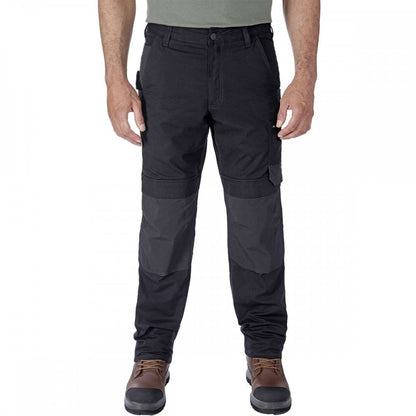 105074 Steel Rugged Flex Relaxed Fit Ripstop Double Front Utility Multi-Pocket Pant
