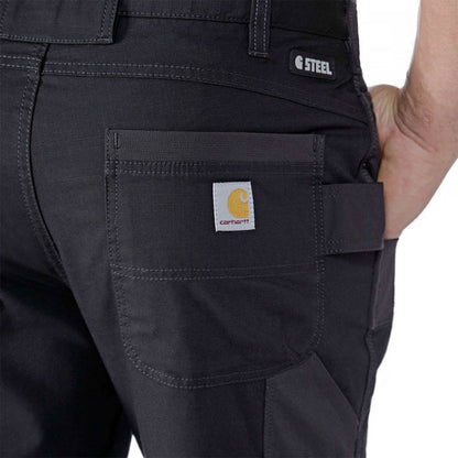 105074 Steel Rugged Flex Relaxed Fit Ripstop Double Front Utility Multi-Pocket Pant