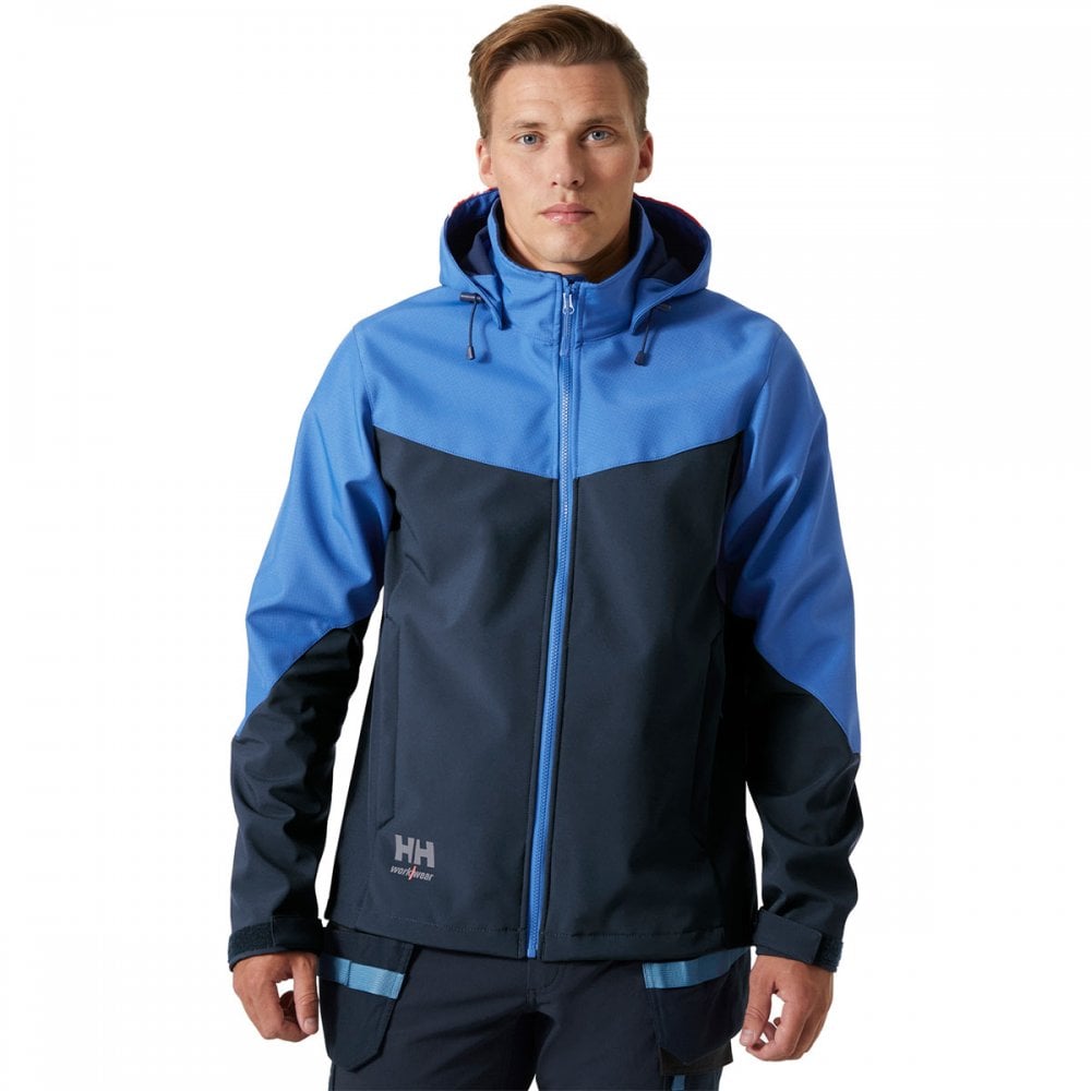 74290 Oxford Hooded Softshell Jacket