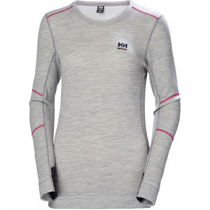 75209 Womens HH Lifa Merino Crew Neck Baselayer
