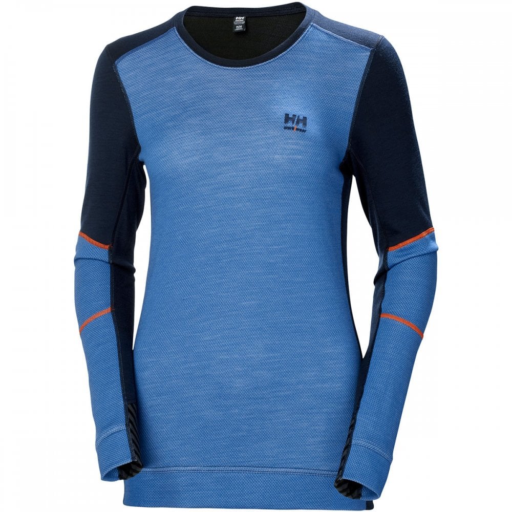 75209 Womens HH Lifa Merino Crew Neck Baselayer