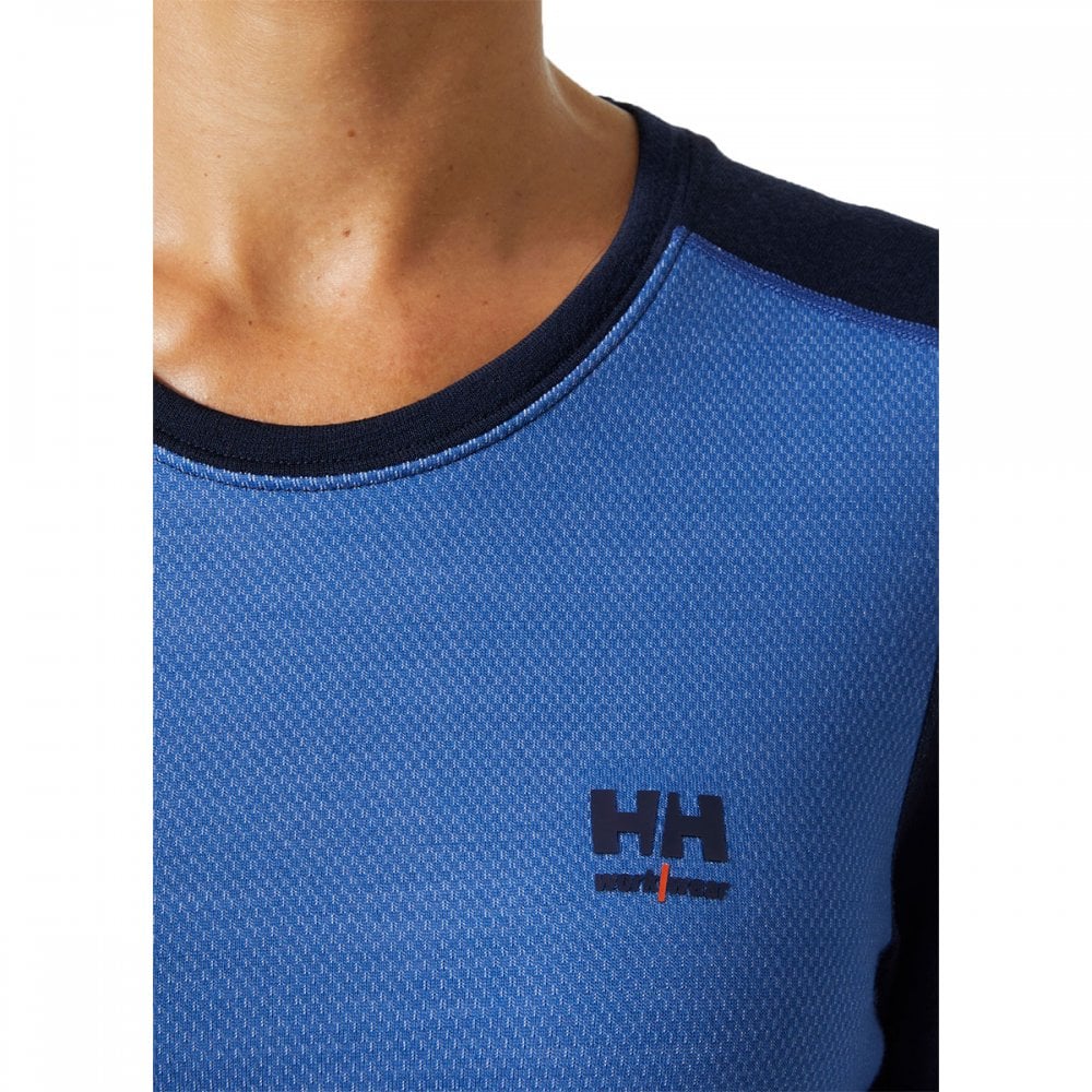 75209 Womens HH Lifa Merino Crew Neck Baselayer
