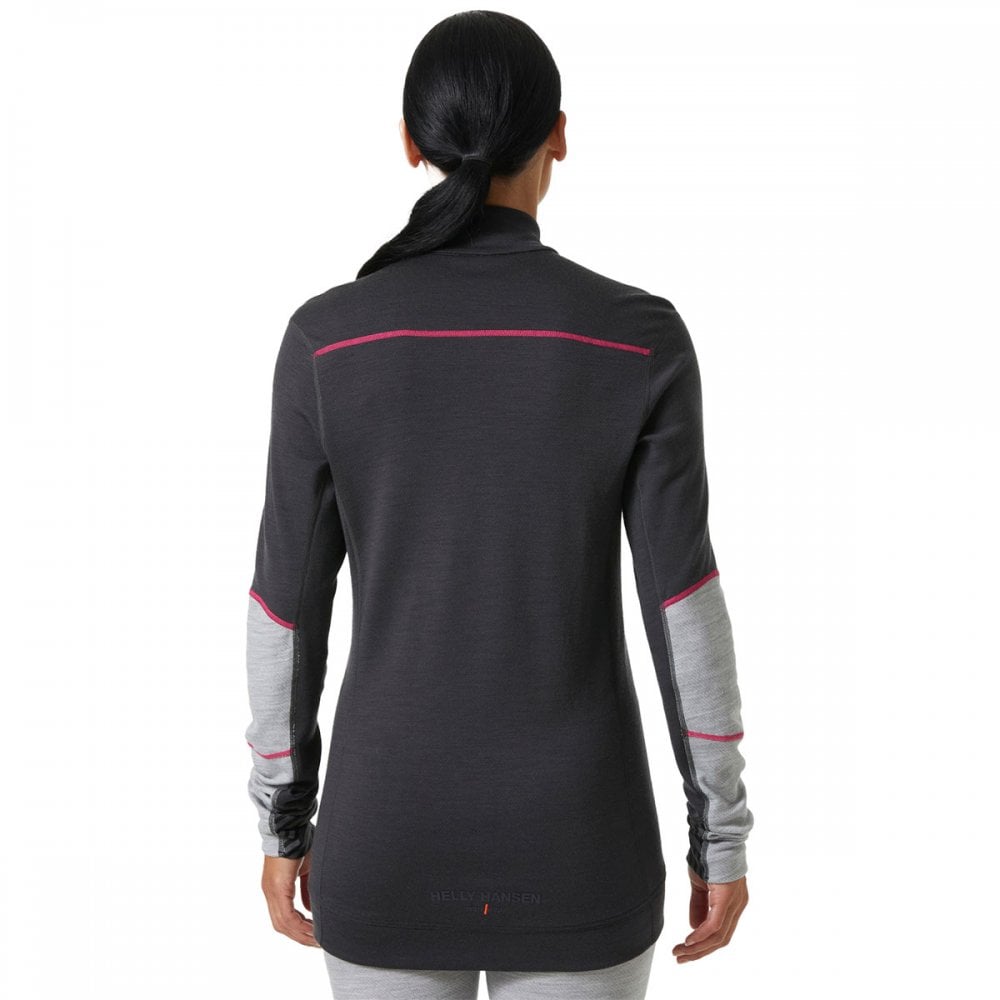 75210 Womens HH Lifa Merino Half Zip