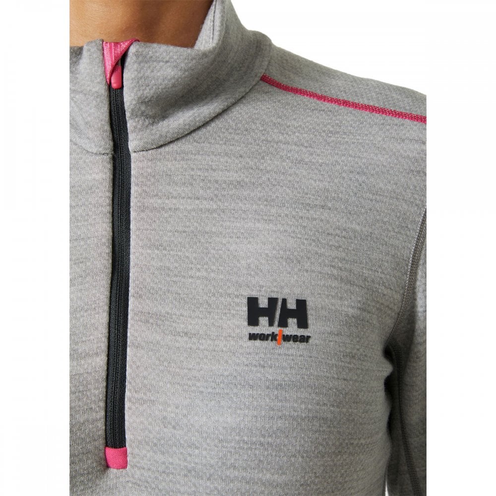 75210 Womens HH Lifa Merino Half Zip