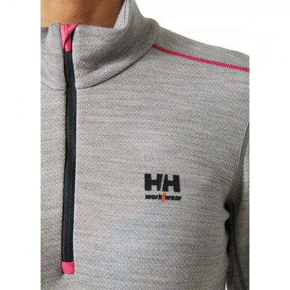 75210 Womens HH Lifa Merino Half Zip