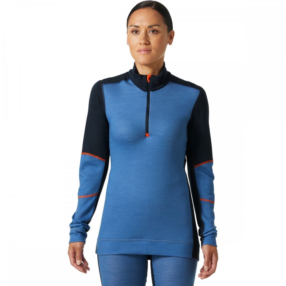 75210 Womens HH Lifa Merino Half Zip