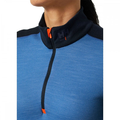 75210 Womens HH Lifa Merino Half Zip